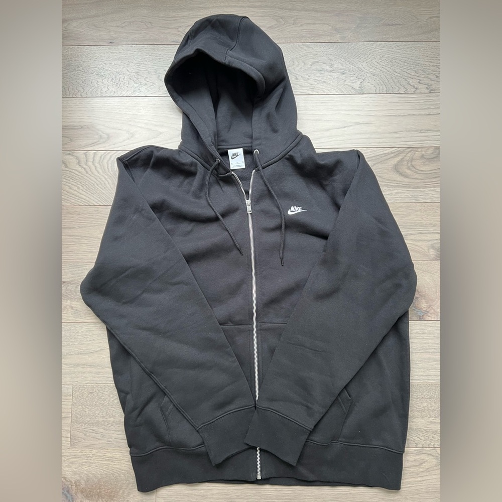 Nike Black Full-Zip Hoodie. Size XL